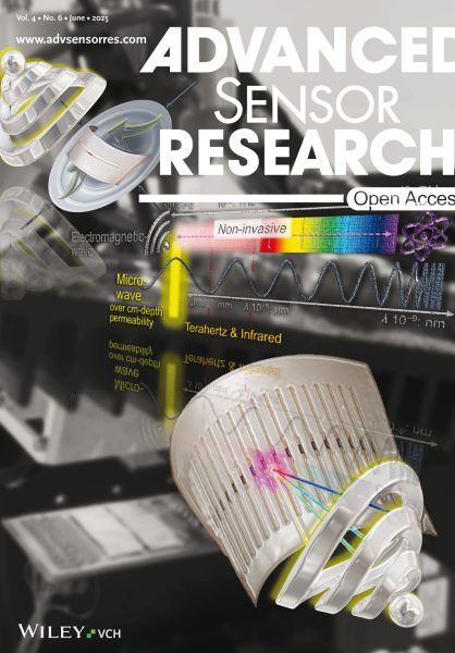 理工学部助教 李 恒ら：研究原著論文が『Advanced Sensor Research』誌のBack cover（背表紙）に選定